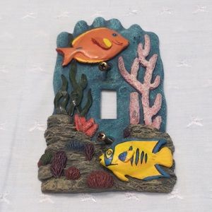 Tropical Light Switch Cover Molded Heavy Plastic